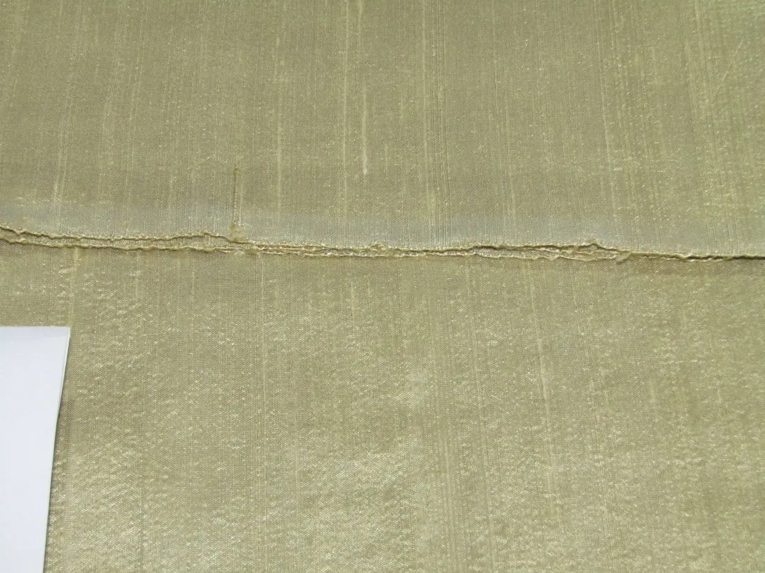 100% Pure Silk Dupion Fabric pastel green 54" wide With Slubs MM93[4]
