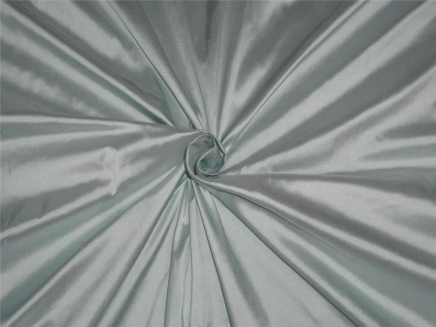 100% Silk Dupioni fabric 54&quot; wide- crystal blue color PKT 251