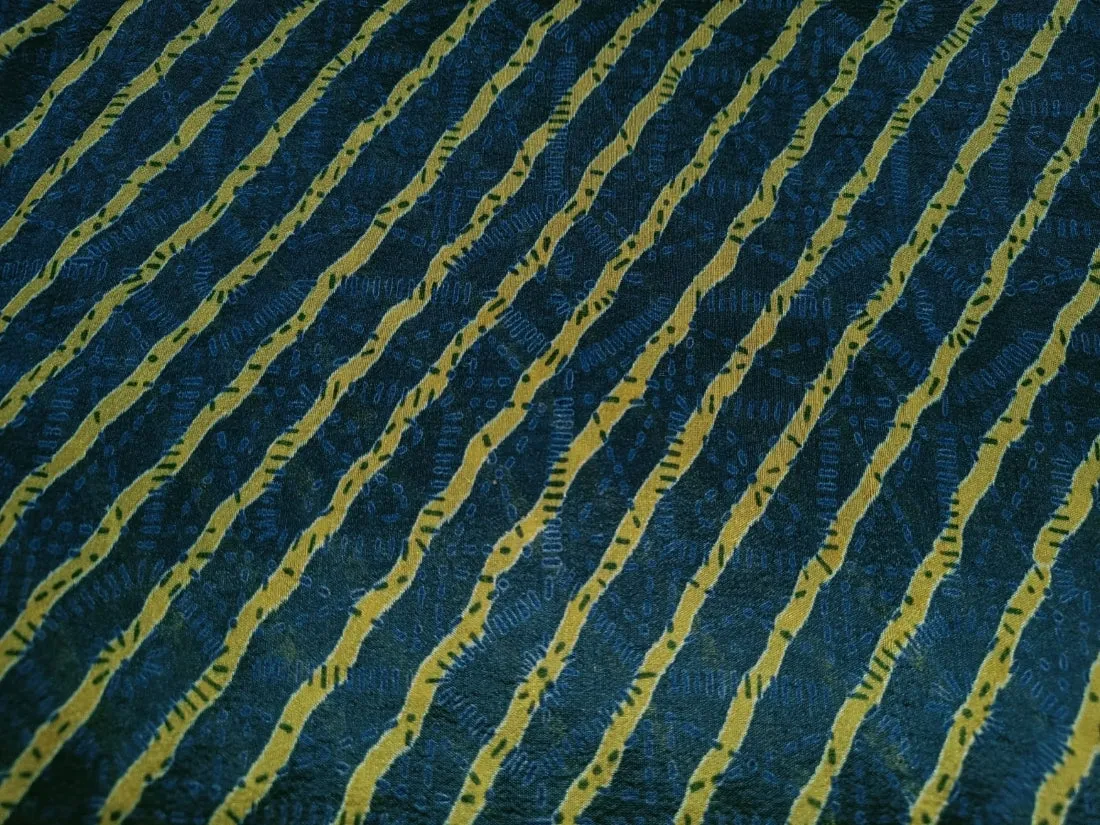 100%  SILK Dupioni FABRIC Tie Dye prints 3D/4D 44" wide in two prints[12343/44]
