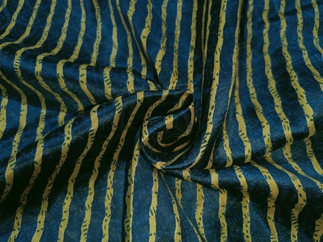 100%  SILK Dupioni FABRIC Tie Dye prints 3D/4D 44" wide in two prints[12343/44]
