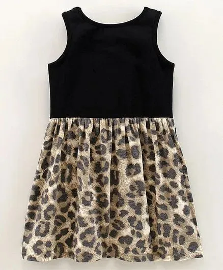Animal Print with Bow Dress
