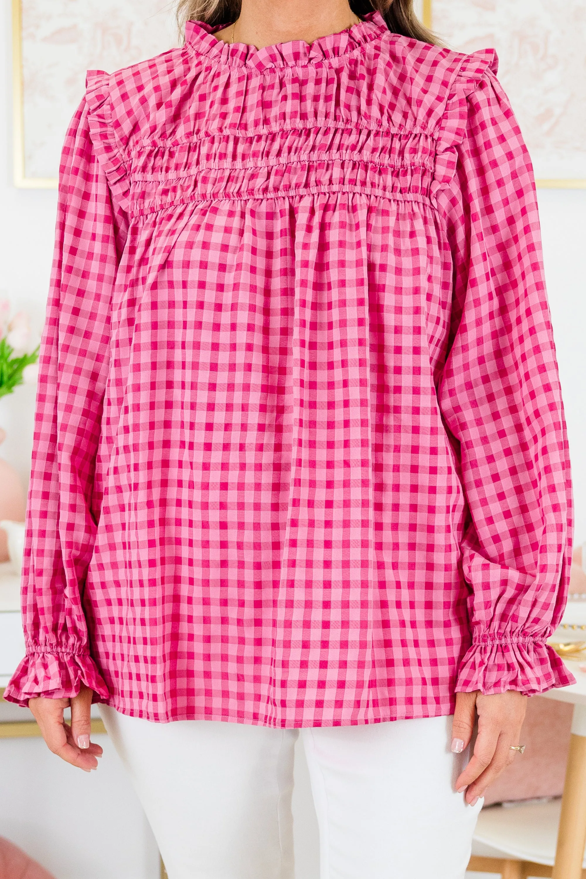 Be Anything Top, Pink-Fuchsia