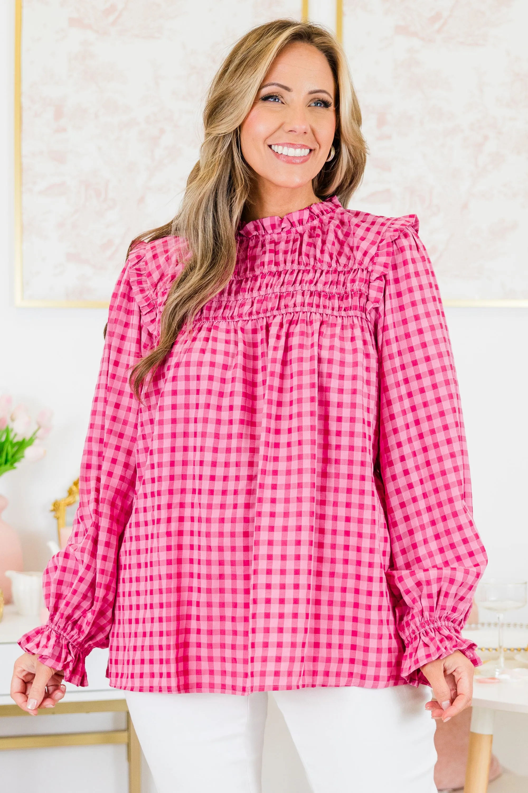 Be Anything Top, Pink-Fuchsia