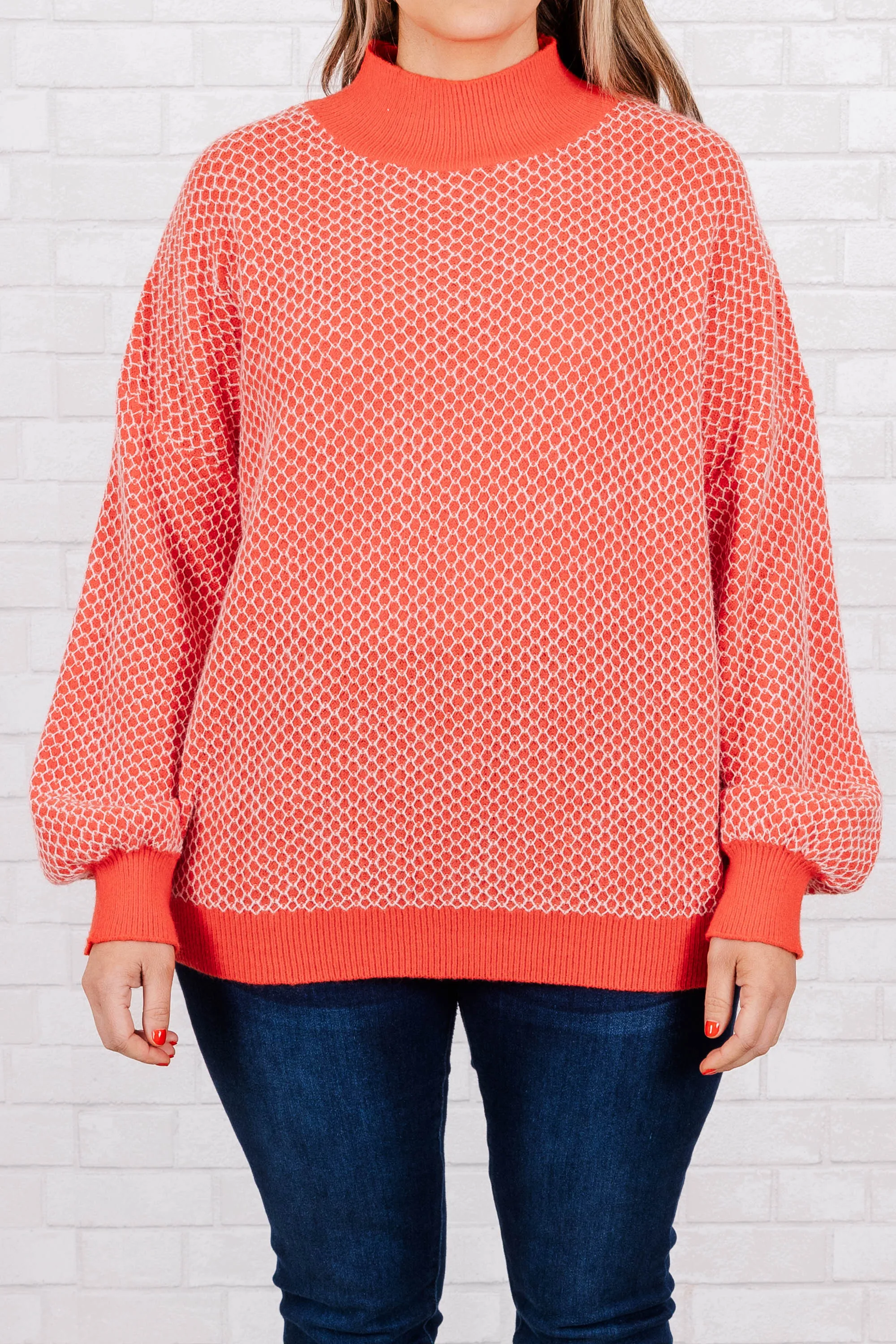 Cherry Picked Sweater, Red