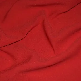 Classic Red Famous Designer Crepe Back Satin Fabric