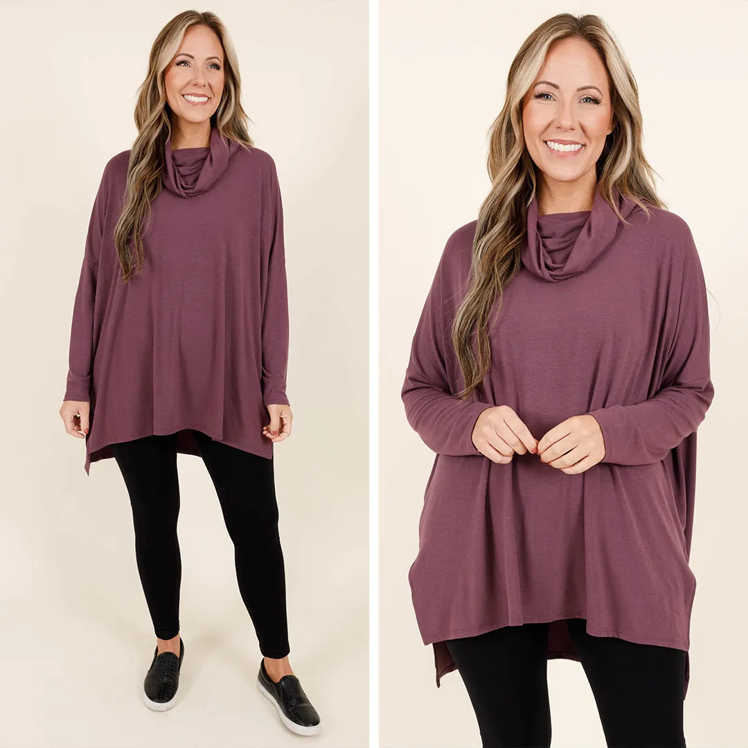 Closer To Your Heart Top, Eggplant
