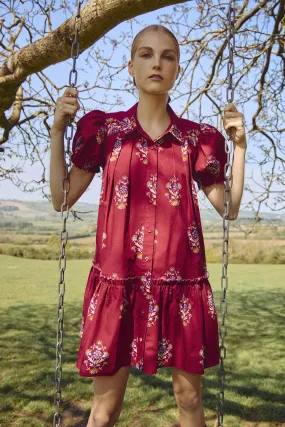 Drifter Mini Dress ~ Mulberry Fleur
