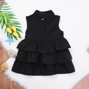 Fashionable Simple Solid Color Sleeveless Dress - GlamzLife