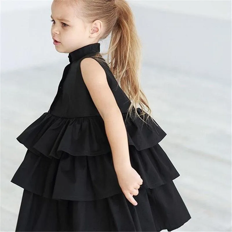 Fashionable Simple Solid Color Sleeveless Dress - GlamzLife