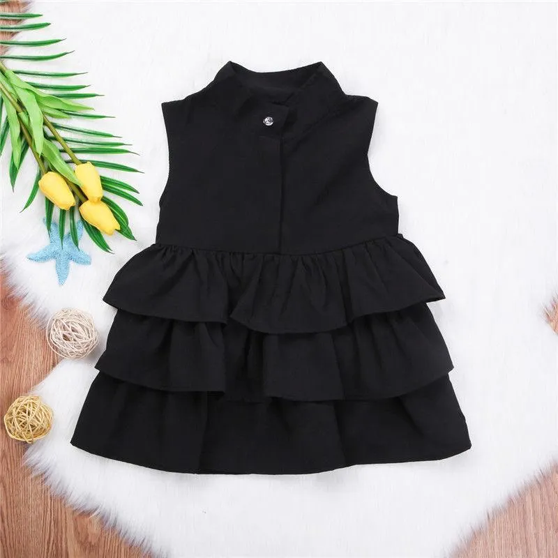 Fashionable Simple Solid Color Sleeveless Dress - GlamzLife