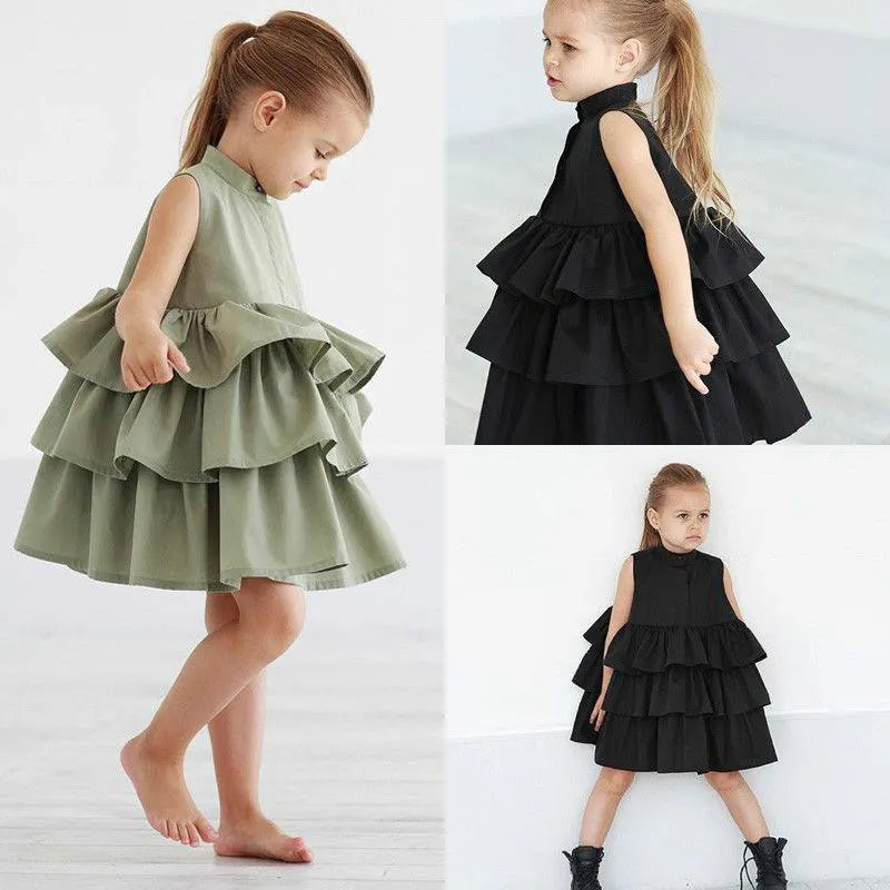Fashionable Simple Solid Color Sleeveless Dress - GlamzLife
