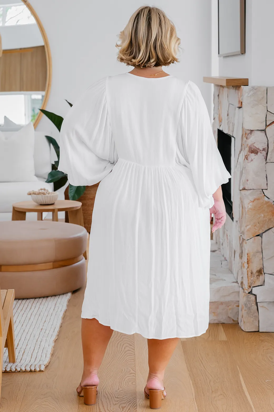 FINAL SALE | Sass Rava Boho Mini Dress White