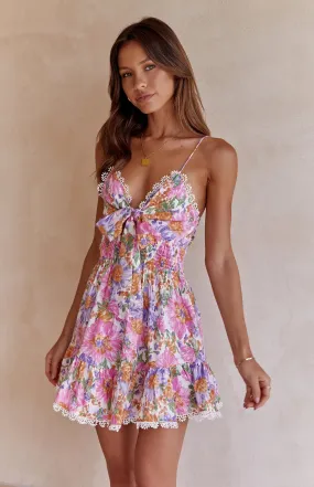 Floral Bow Summer Dress