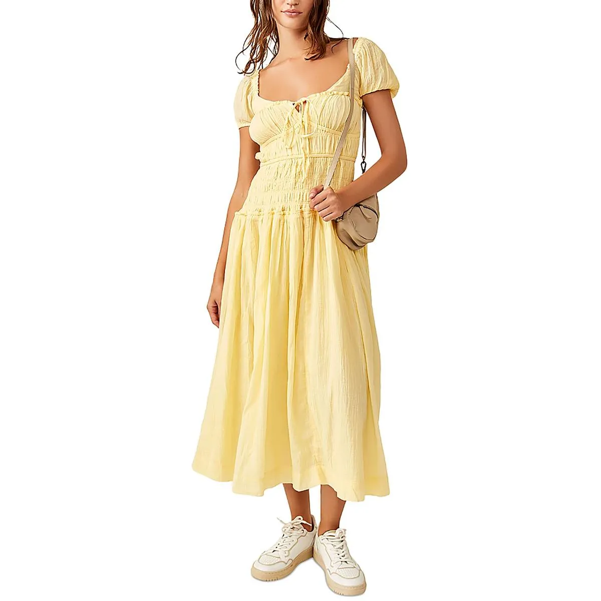 Free People Womens Feeling Bonita Open Back Long Maxi Dress