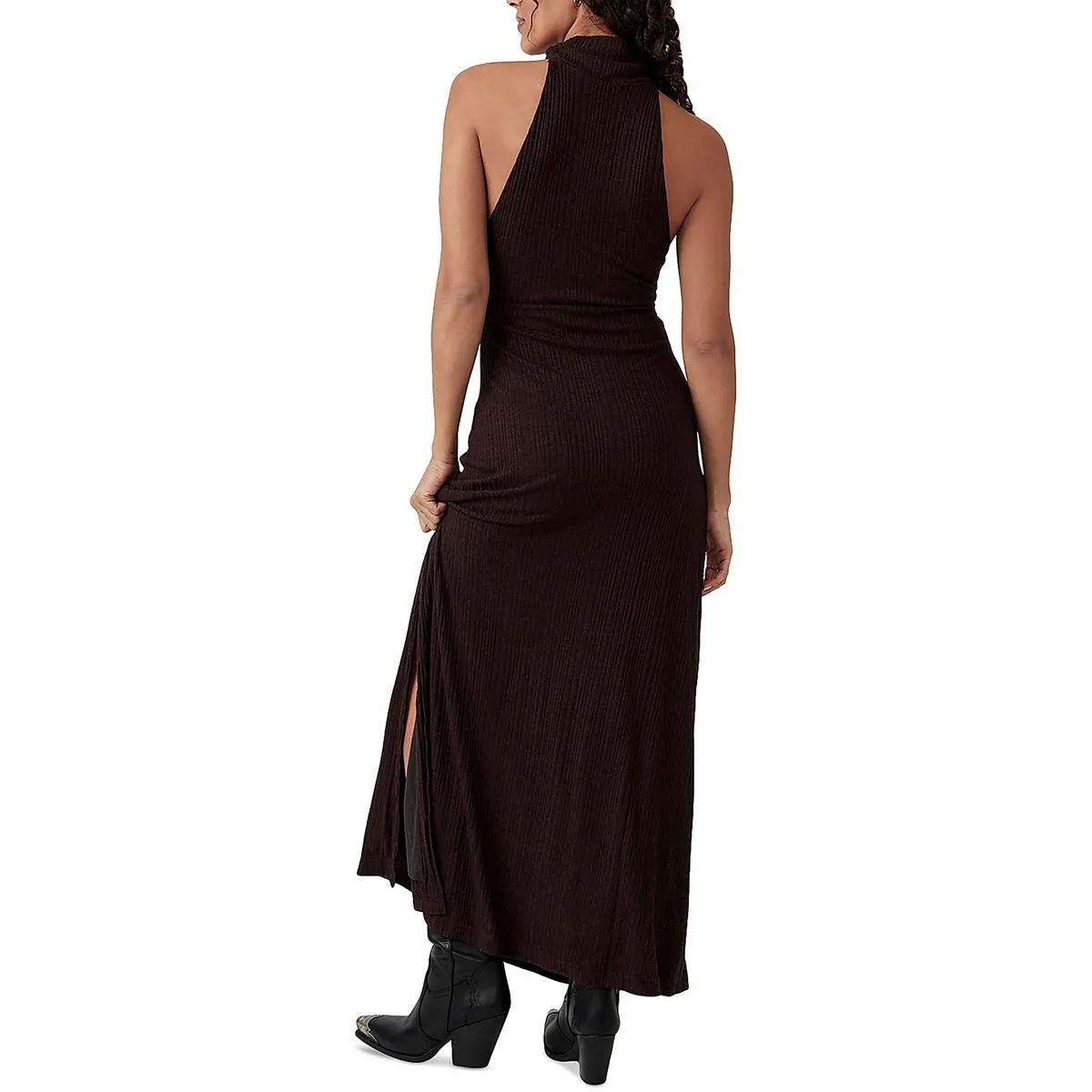 Free People Womens   Knit Sleeveless Maxi Dress