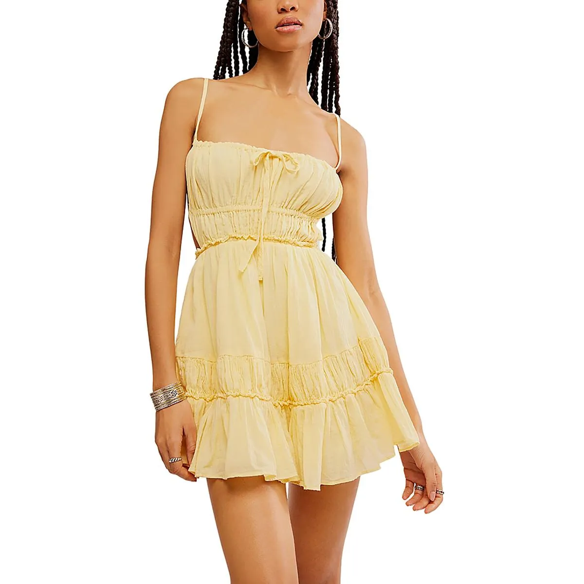 Free People Womens Mini Halter Mini Dress