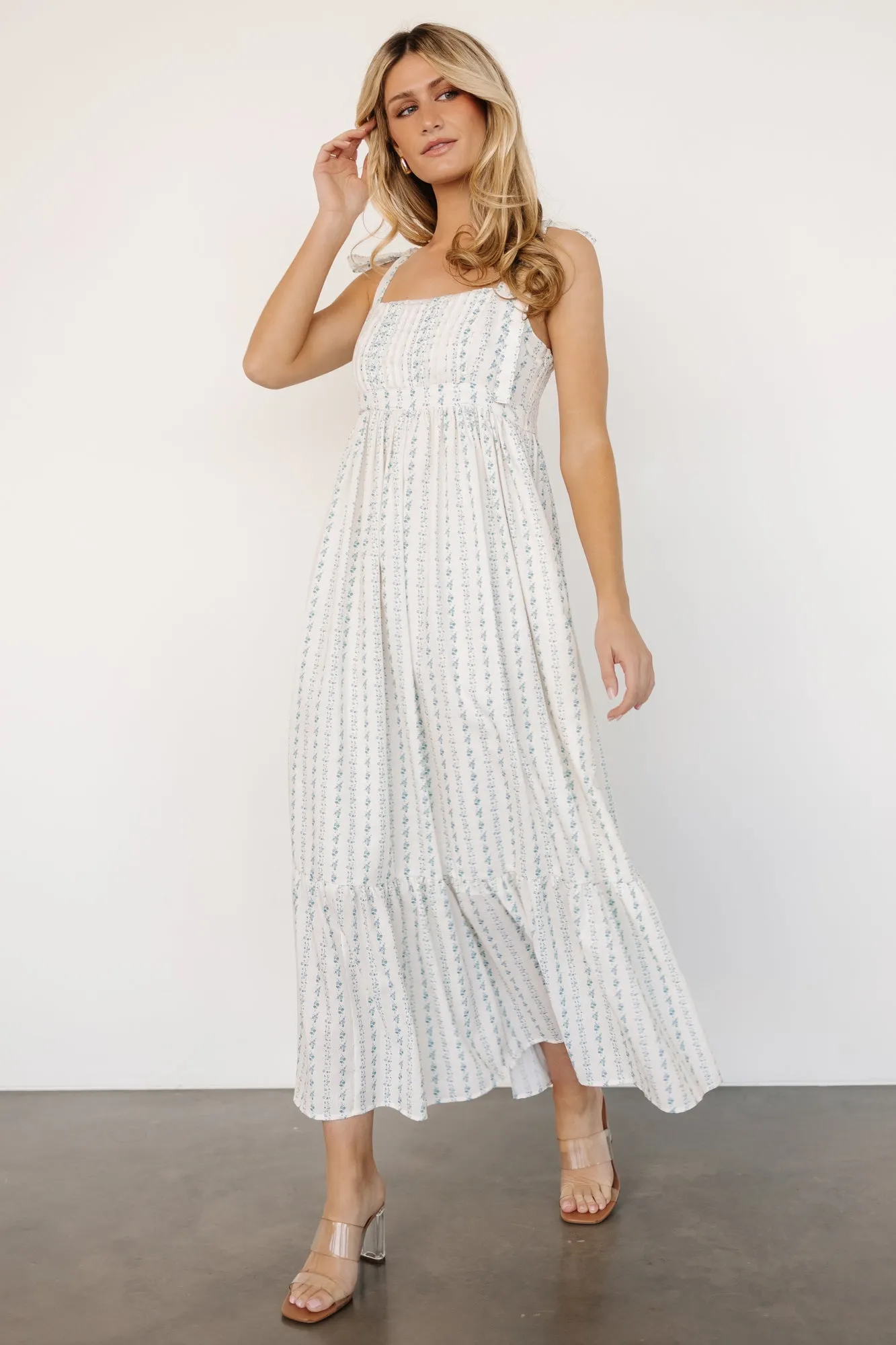 Kennie Maxi Dress | Cream Multi Floral