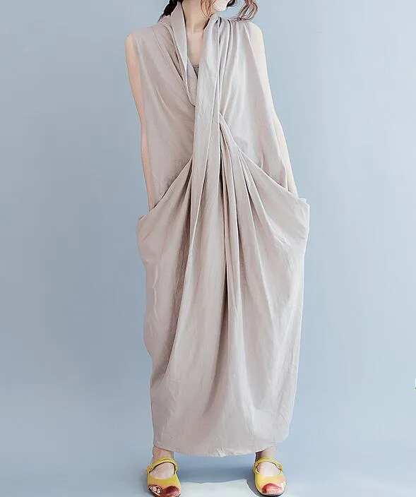 Long Linen Women Spring Dresses Plus Size