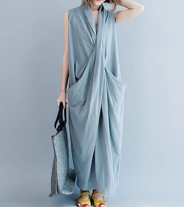 Long Linen Women Spring Dresses Plus Size