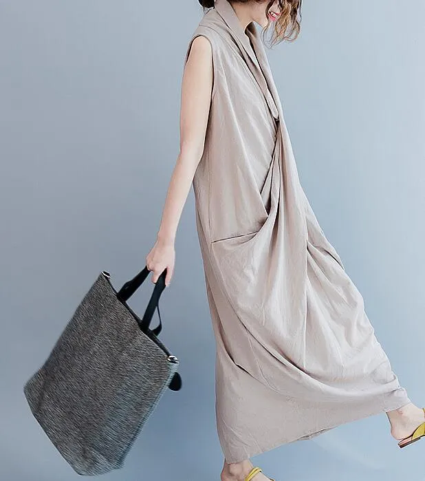 Long Linen Women Spring Dresses Plus Size