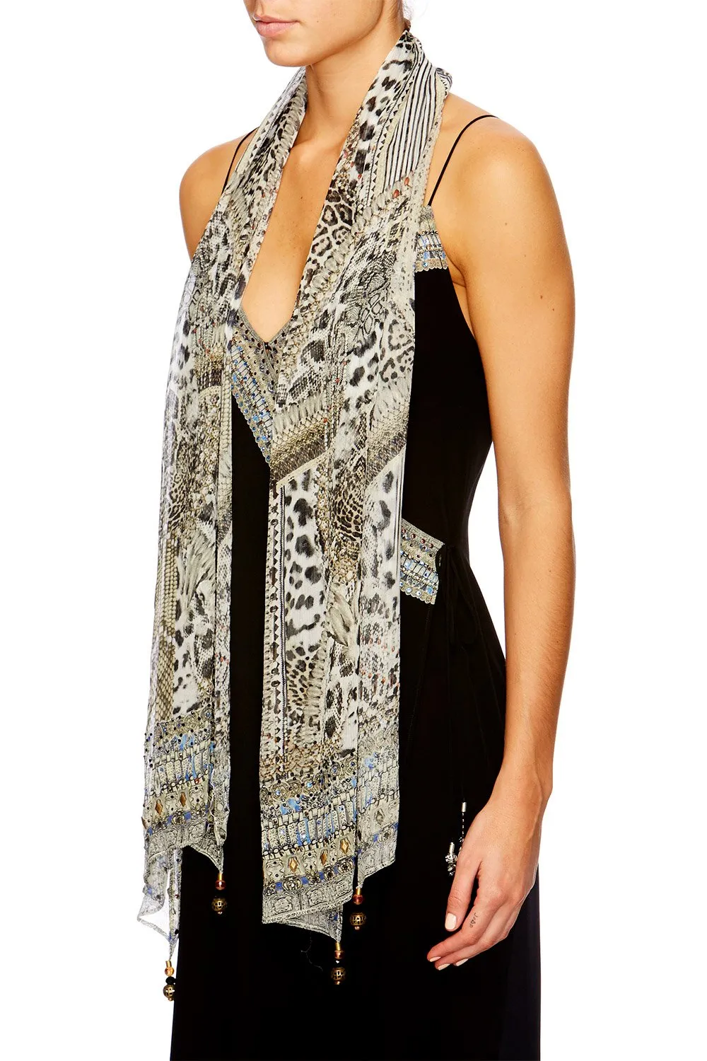 LONG SCARF ANIMAL INSTINCT