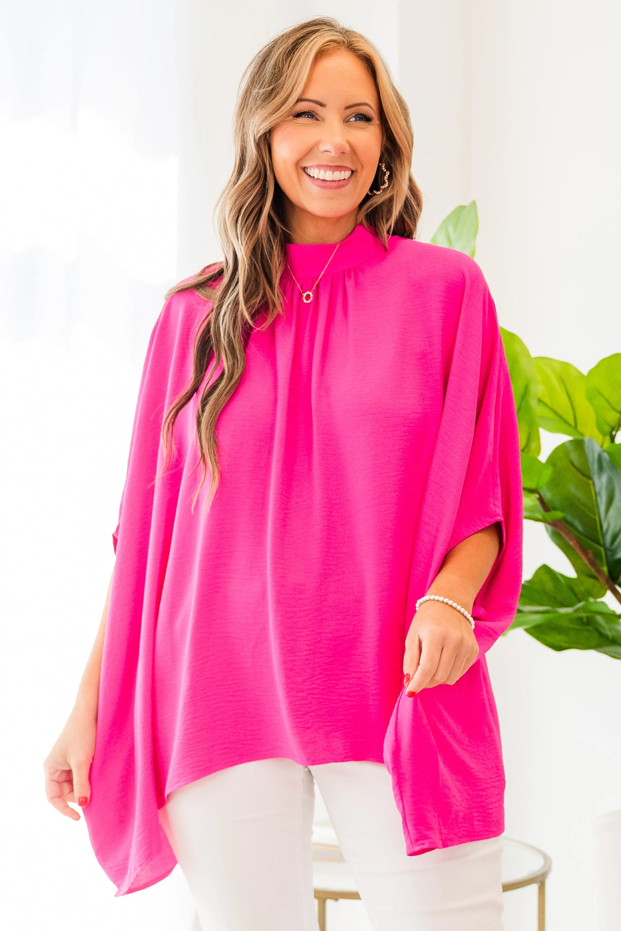 Look Good, Feel Good Top, Ultra Pink