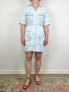 Melanie Dress in Light Denim