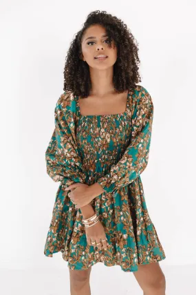 Missing Out Dress - Emerald