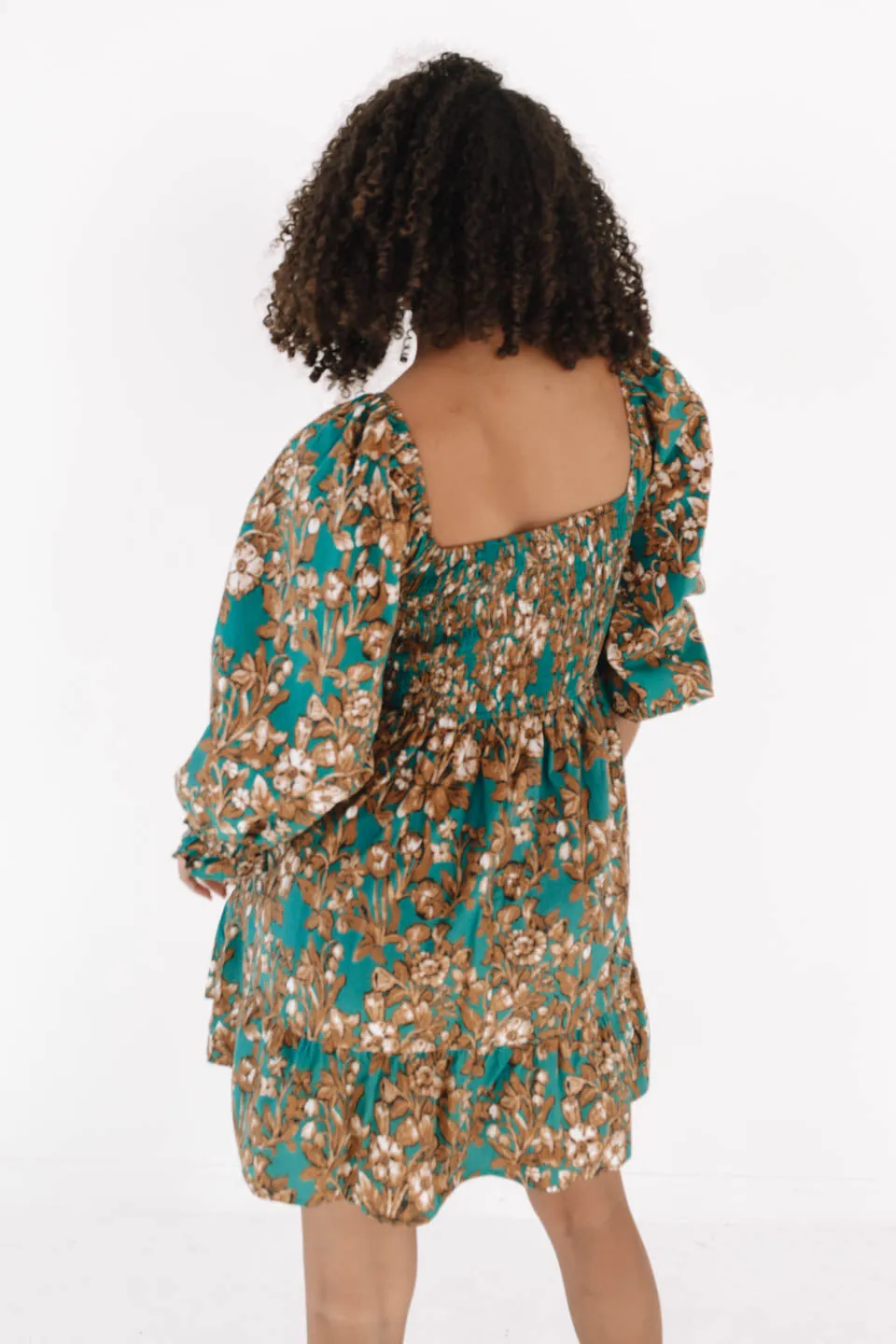 Missing Out Dress - Emerald