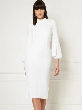 Misty Ivory Sheath Dress  - Eva Mendes Collection