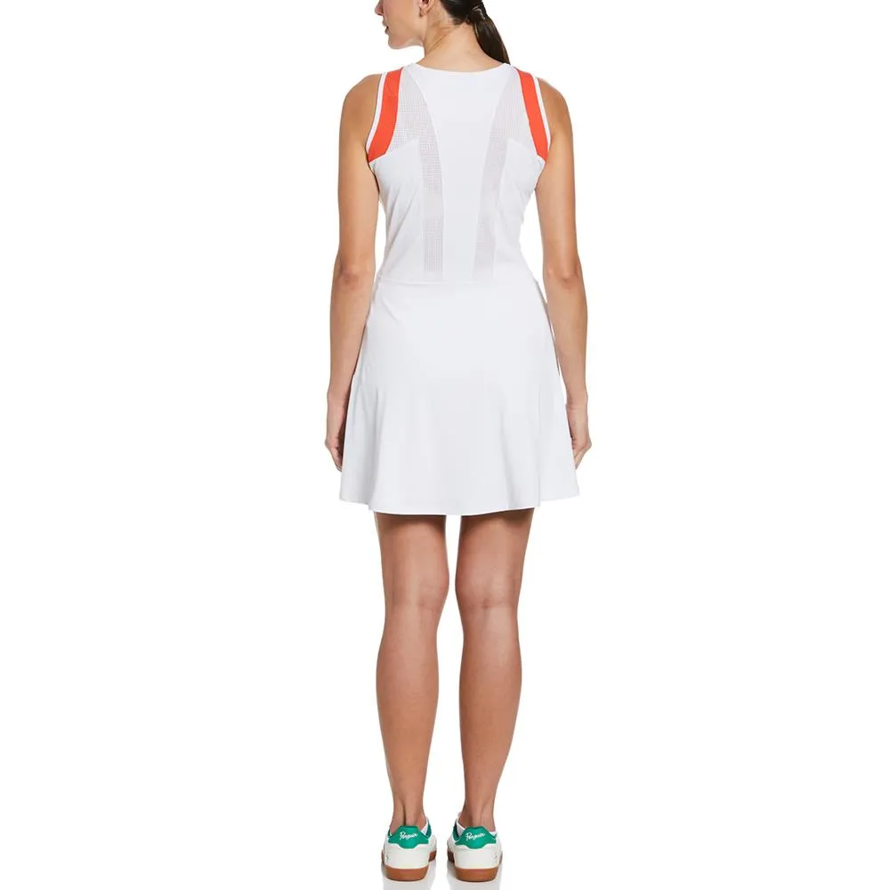 Penguin Women's Illusion Mesh Dress - Bright White