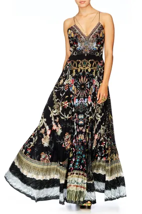 PLEATED SLIP DRESS DANCING IN THE DARK