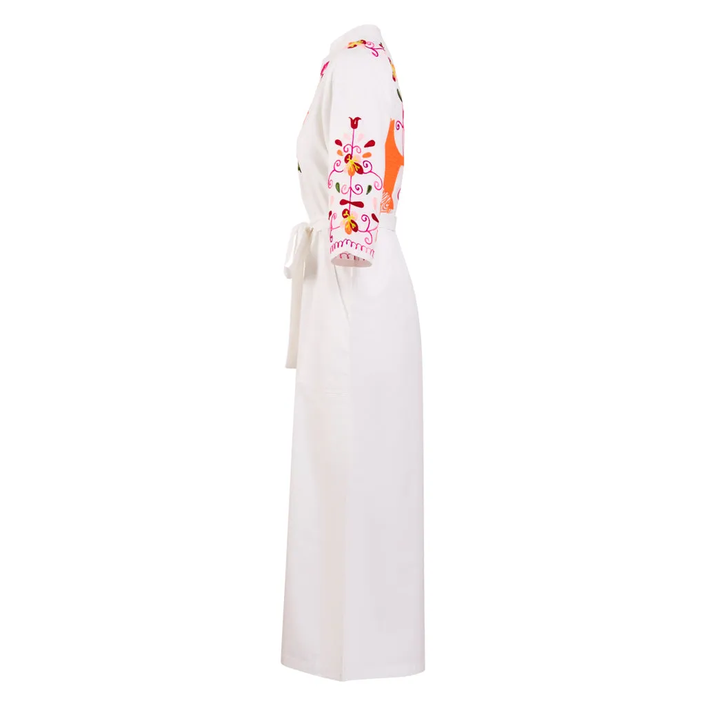 Pre Order Bird Playsuit - White