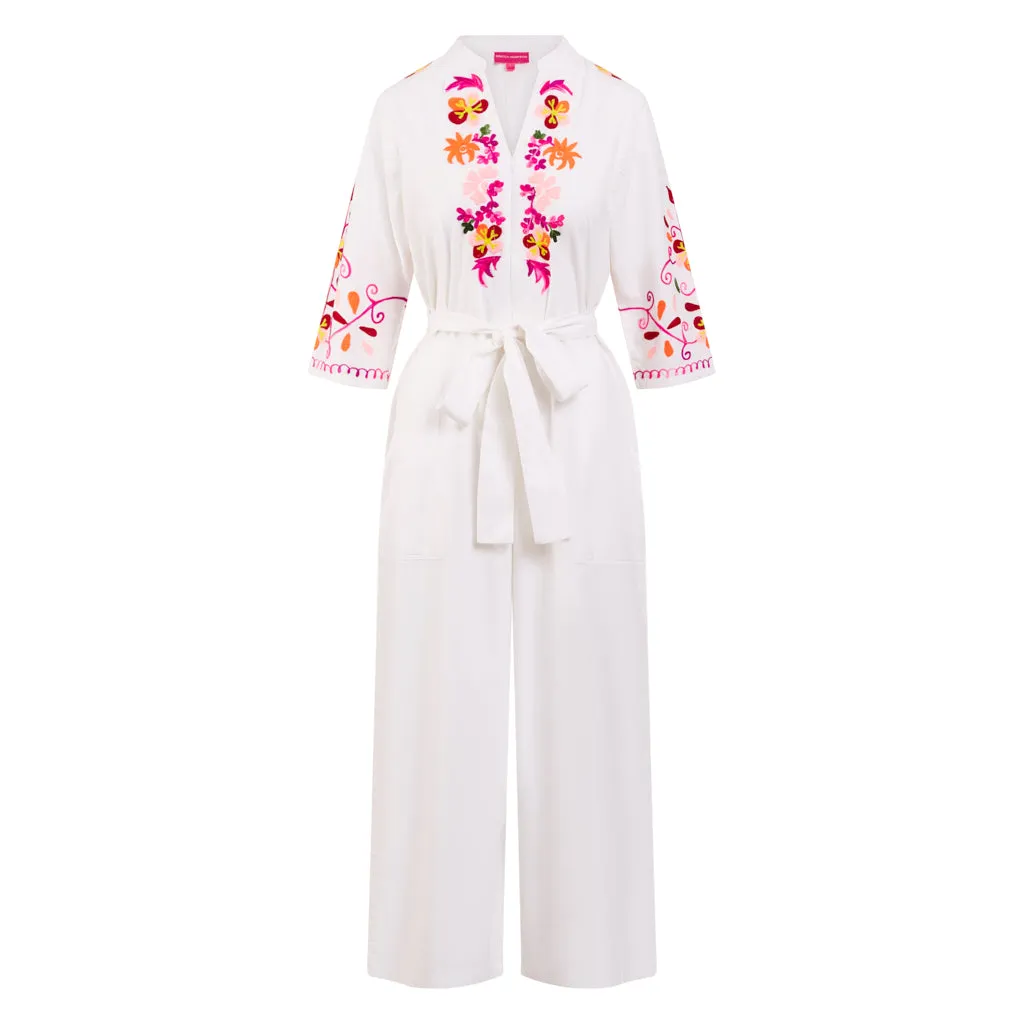 Pre Order Bird Playsuit - White