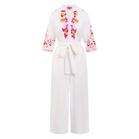 Pre Order Bird Playsuit - White