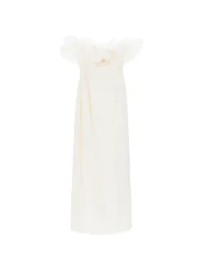 Ruffle Bustier Dress in Organza