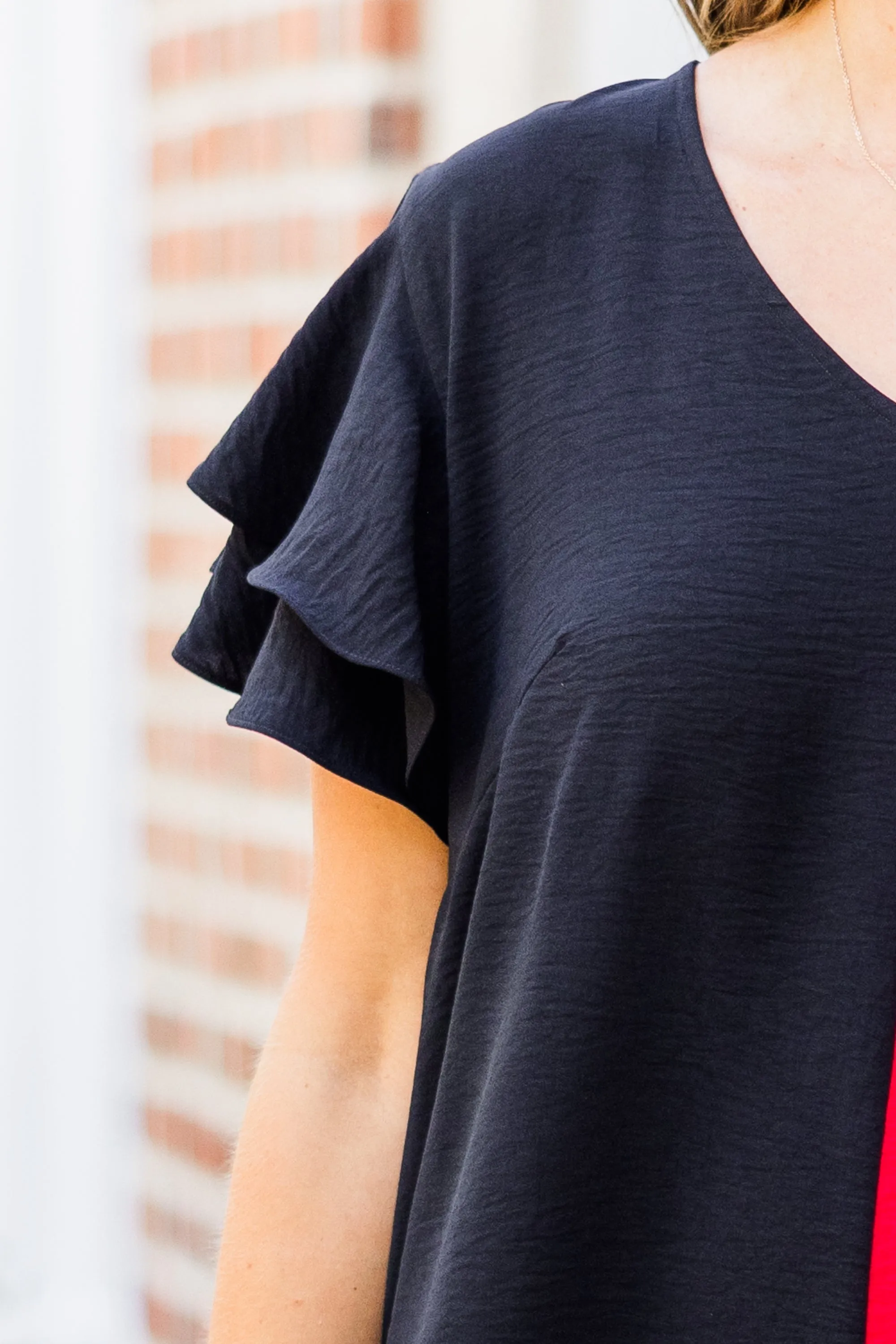 Saturday Best Dress, Black-Crimson