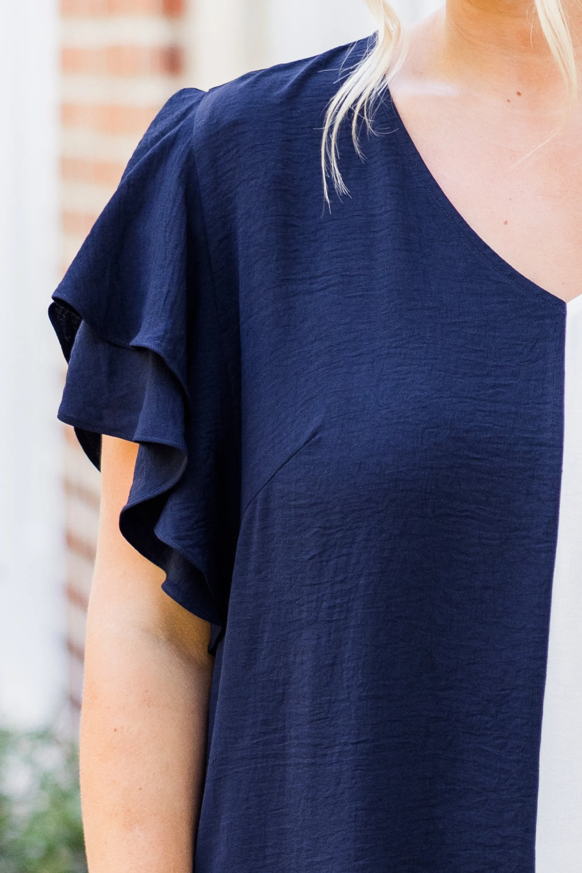 Saturday Best Dress, Navy-White