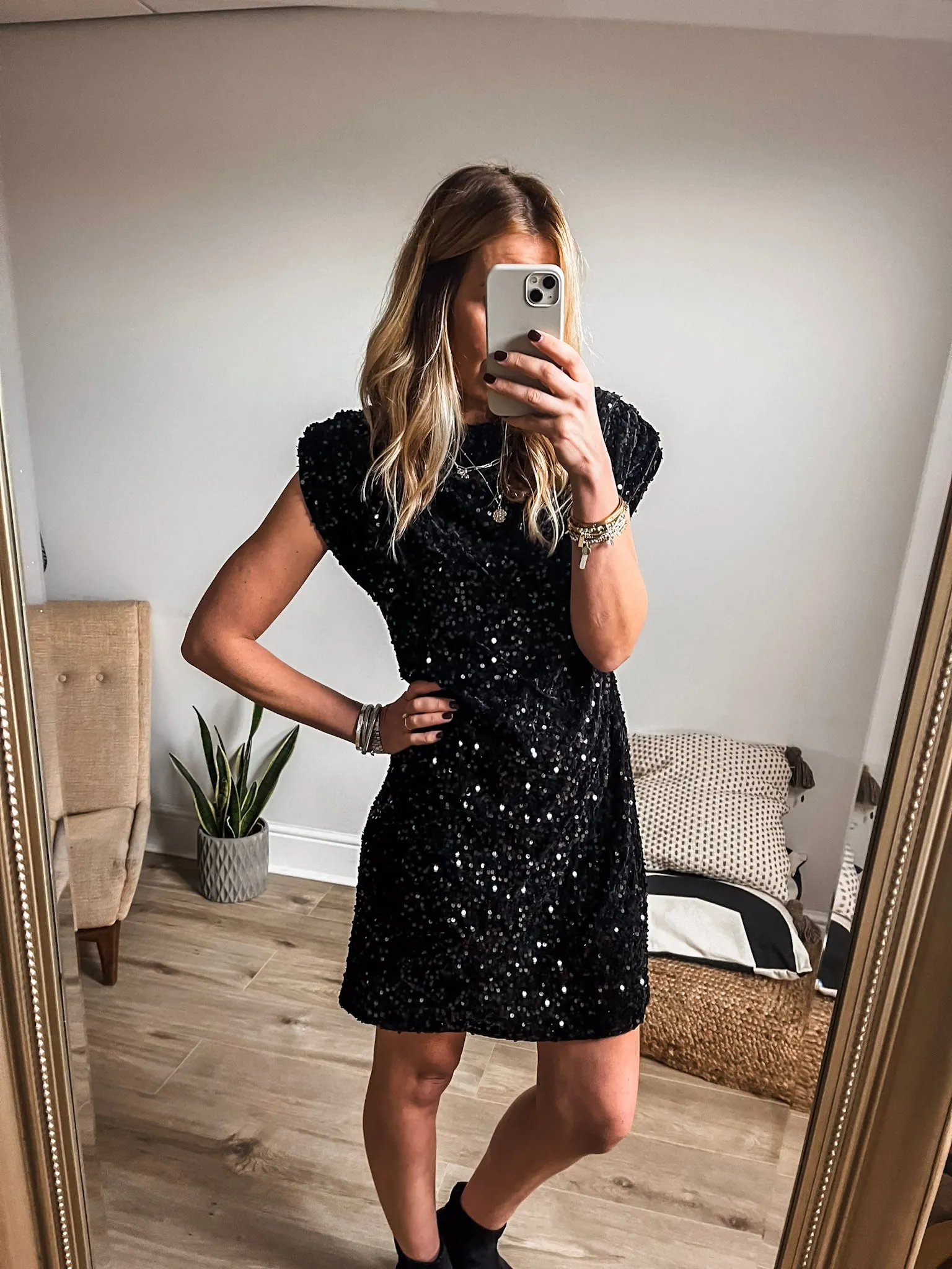 Sequin Mini Dress
