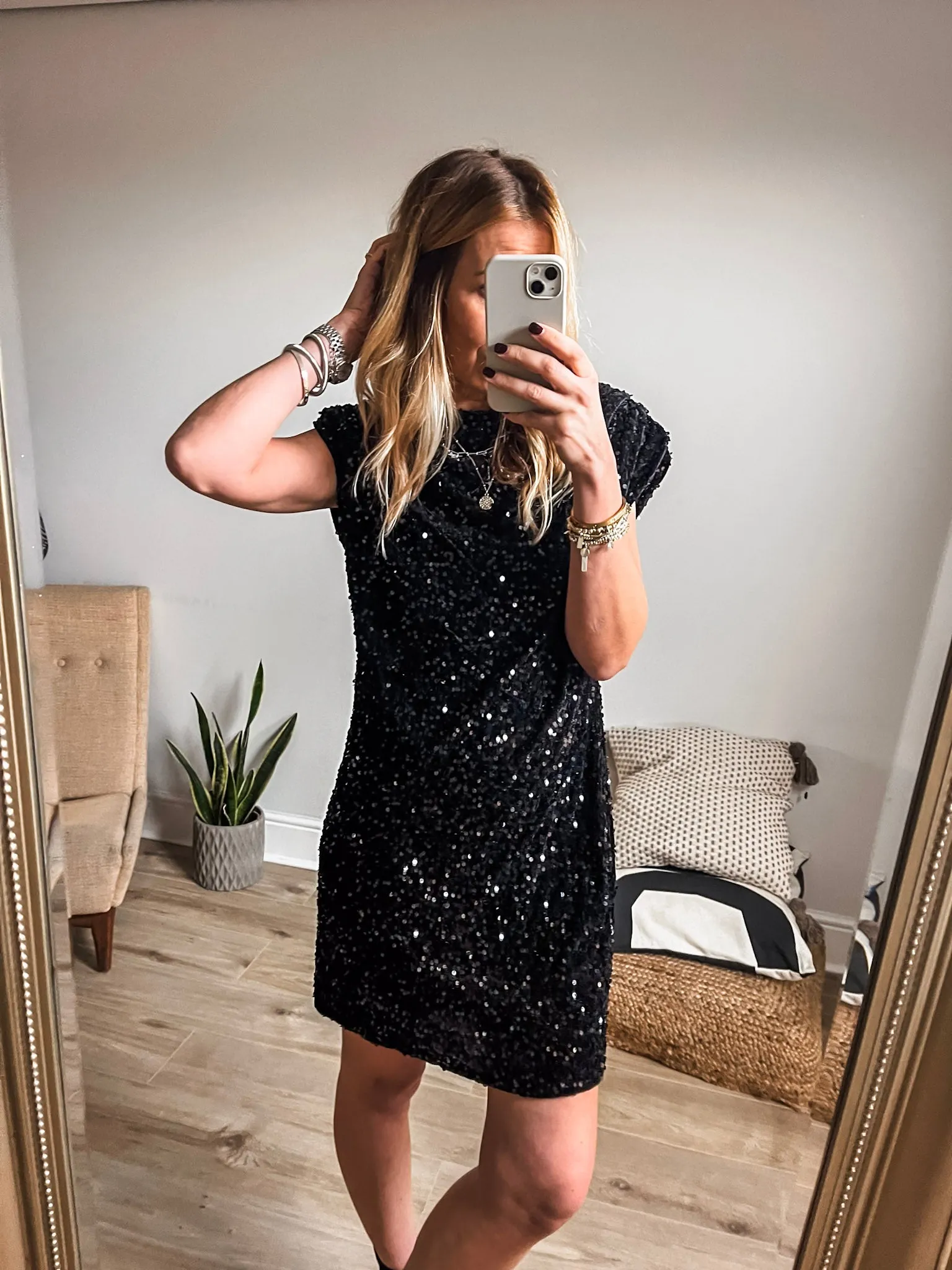Sequin Mini Dress