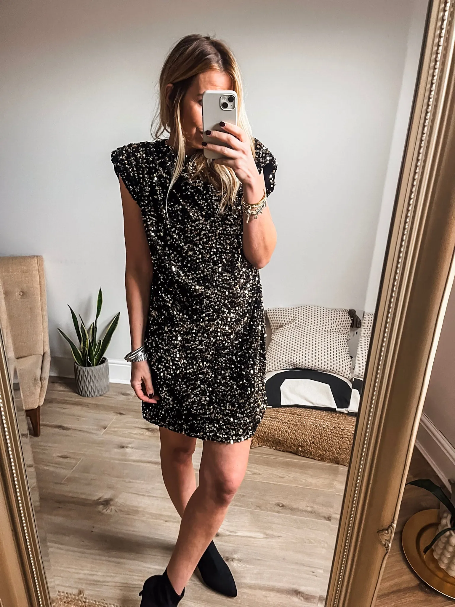 Sequin Mini Dress