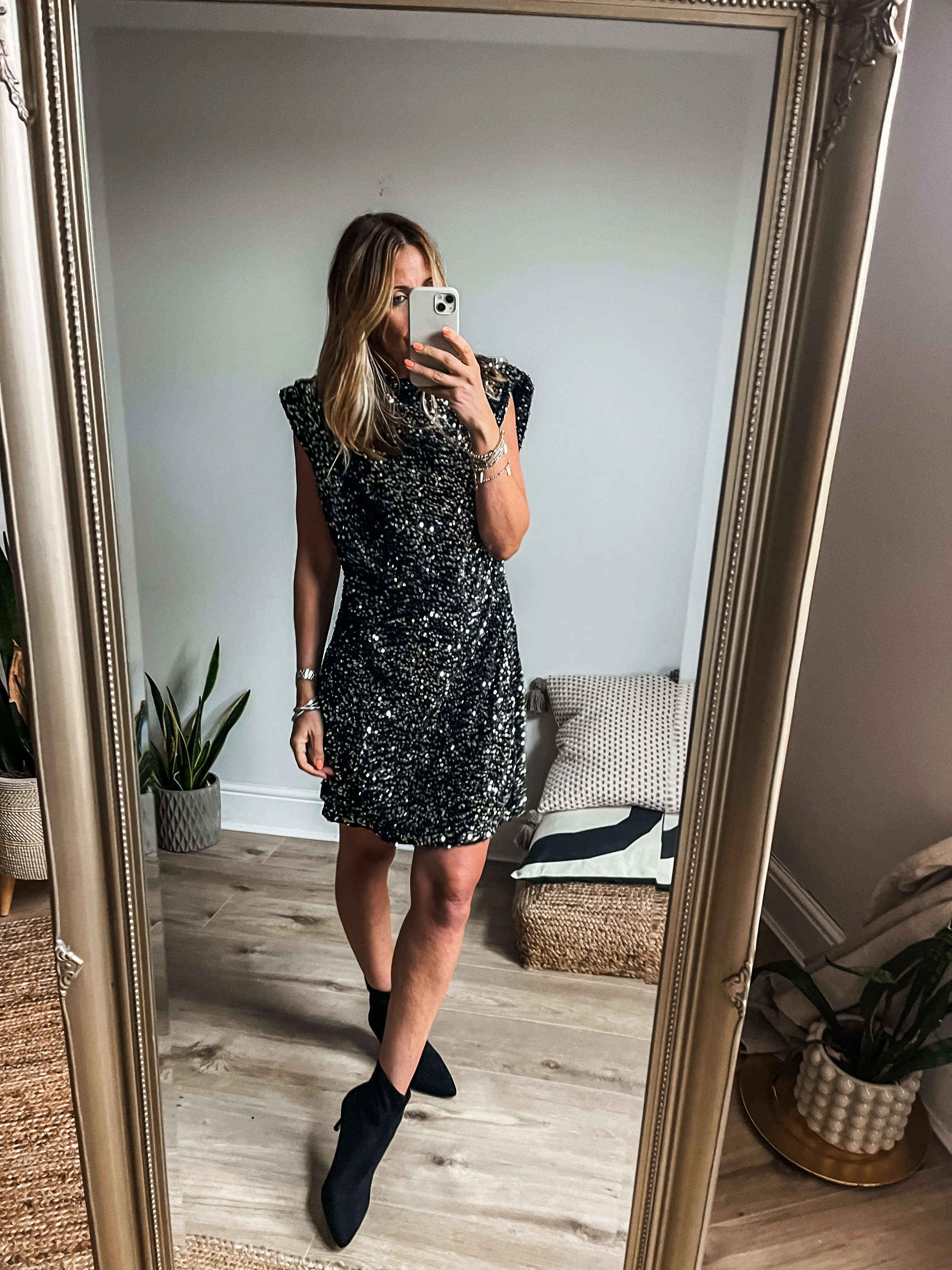 Sequin Mini Dress