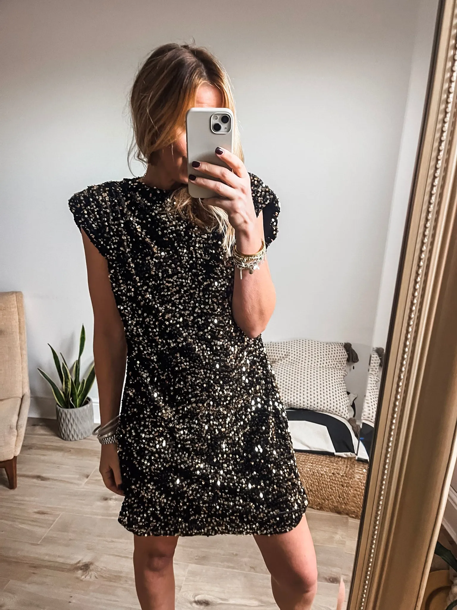 Sequin Mini Dress