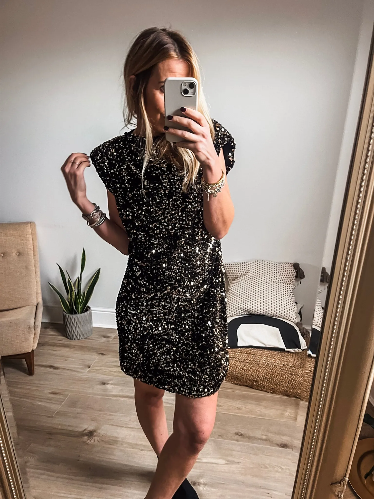Sequin Mini Dress