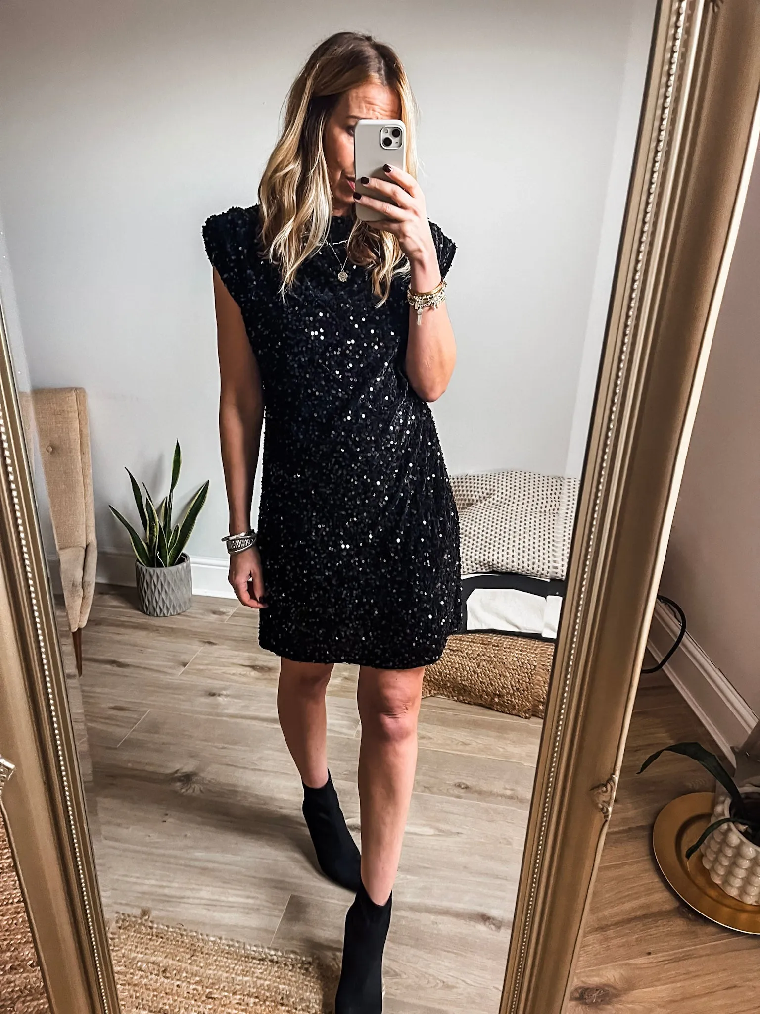 Sequin Mini Dress