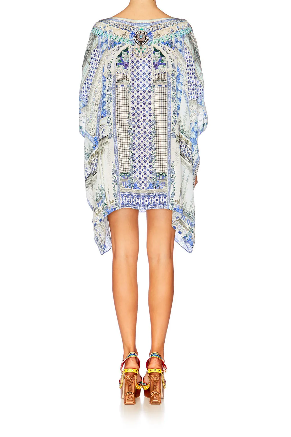 SHORT ROUND NECK KAFTAN SALVADOR SUMMER