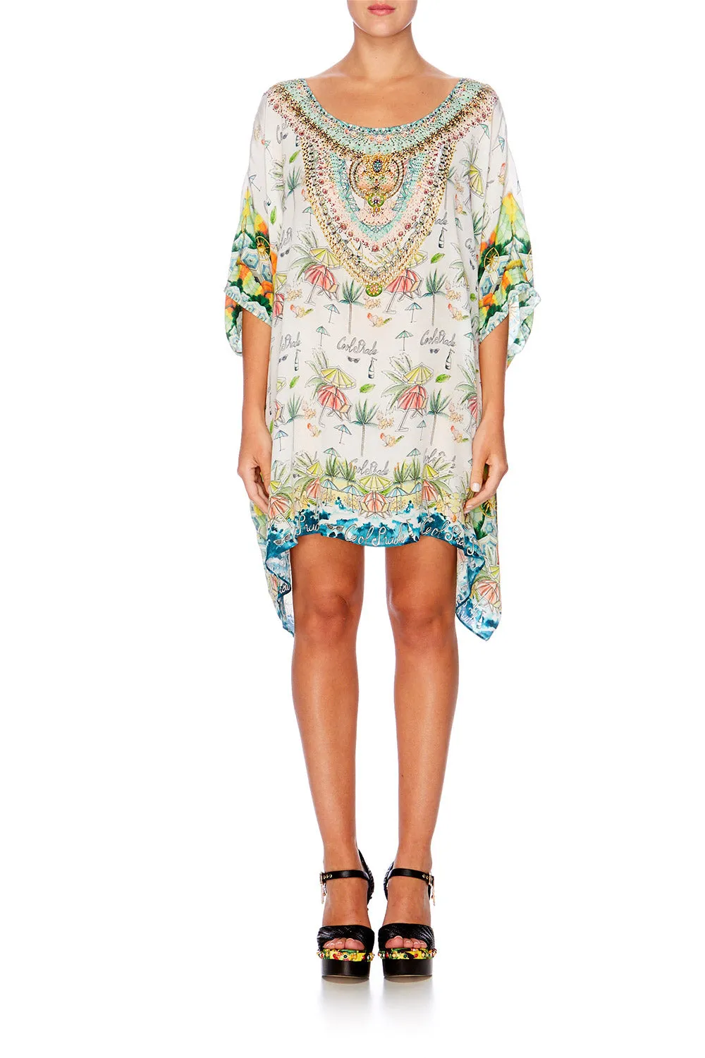 SHORT ROUND NECK KAFTAN SUNDOWNERS