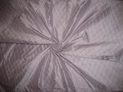 Silk dupioni  51"wide rich lavender colour diamond pintuck design