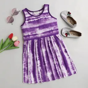 Tie and Dye Printed Dress