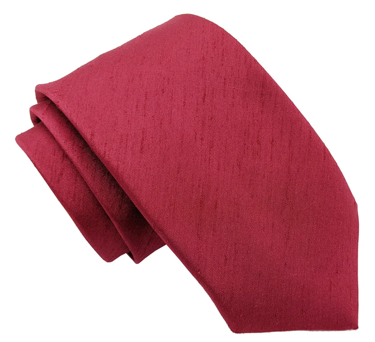 Vermillion Shantung Wedding Swatch